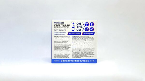 Creatine Balkan Pharma (Geschmacksneutral) (30 x 5 mg) – Bild 7
