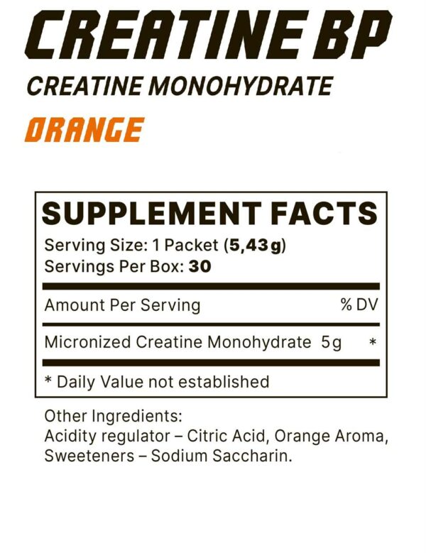Creatine Balkan Pharma (Orangengeschmack) (30 x 5gr) – Bild 6