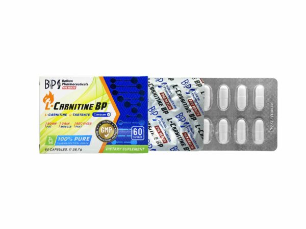L-Carnitine L-Tartrate (Balkan Pharma) (60 Kapseln) – Bild 2