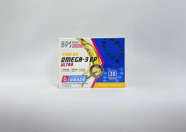 Omega 3 Ultra (Balkan Pharma) (1300mg x 30 Kapseln) – Bild 2