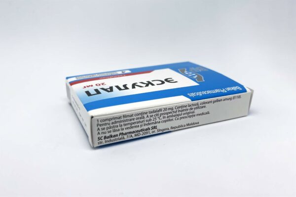Cialis Balkan Pharma (Tadalafil) Esculap (20mg x 4 Tabletten) – Bild 3