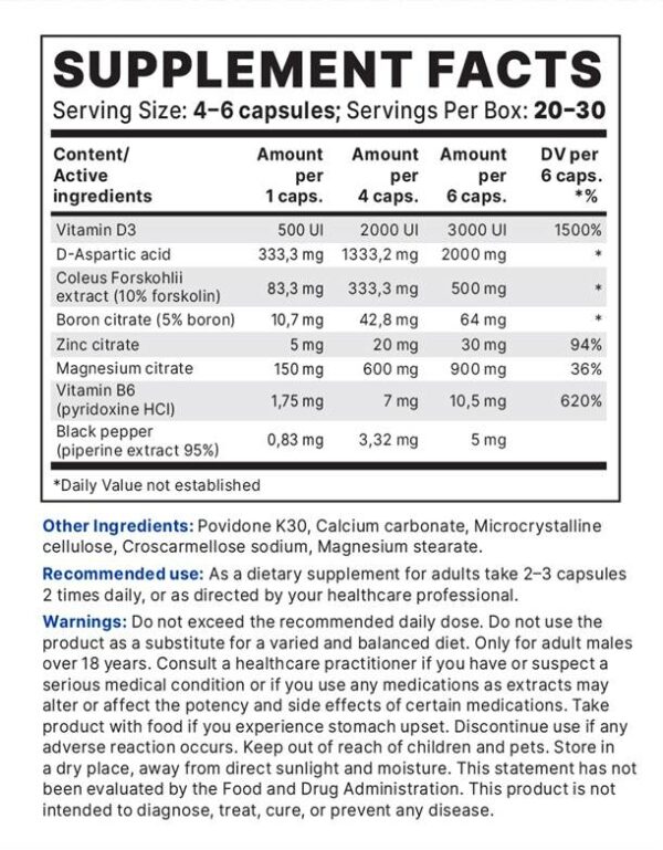 Testobooster (Balkan Pharma) (120 Kapseln) – Bild 7